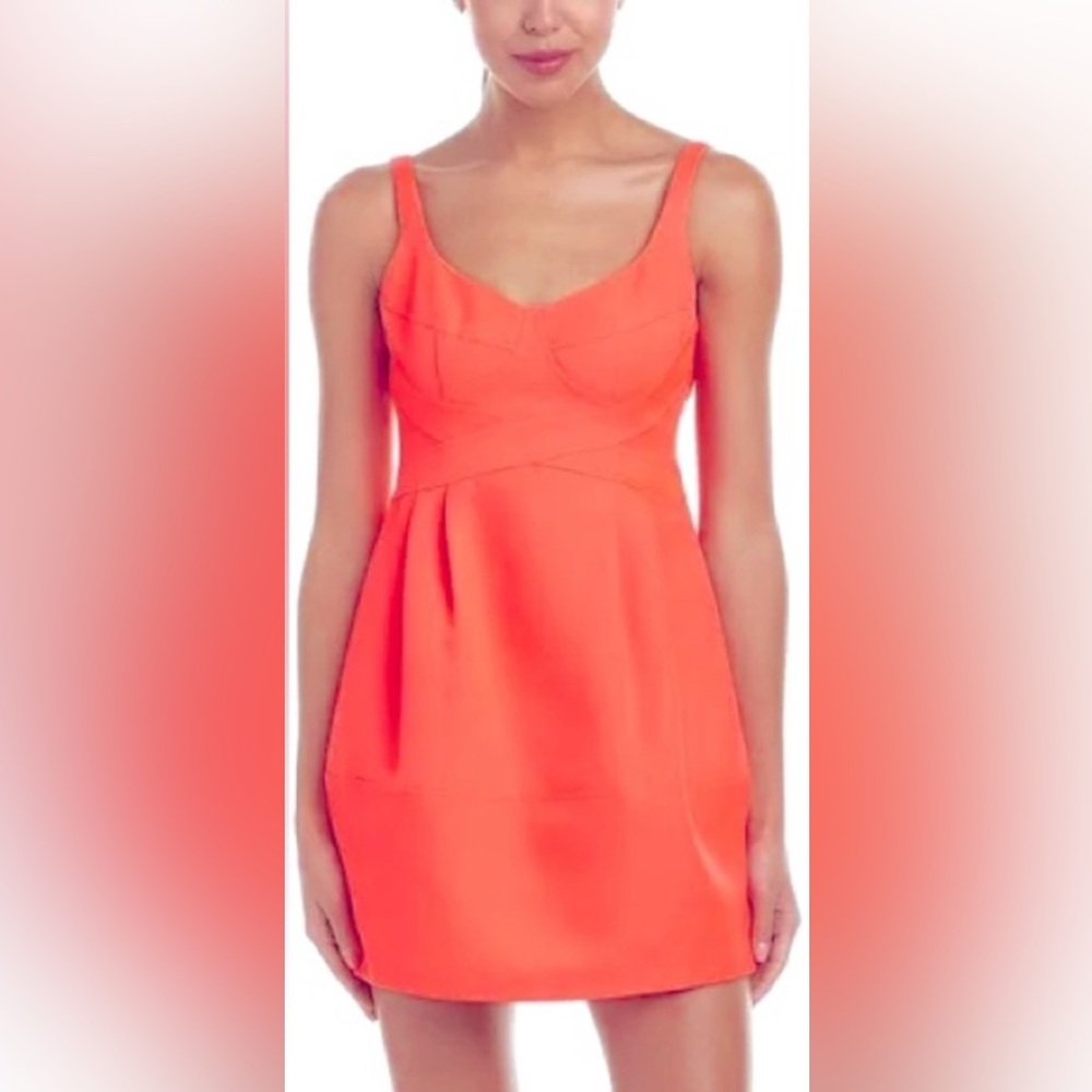 Nanette Lepore‎ Bustier Mini Dress in Poppy